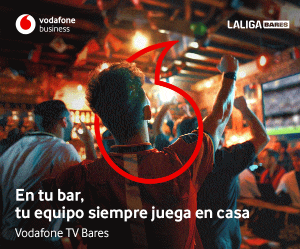 Vodafone business. LALIGA BARES. En tu bar, tu equipo siempre juega en casa. Vodafone TV Bares.