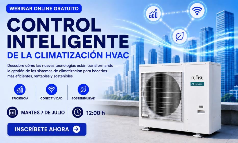 WEBINAR GRATUITO: Sistemas de control inteligente de climatización HVAC: Control Remoto y Automatización