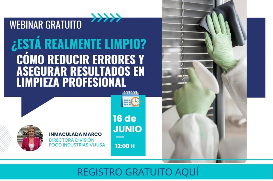2026 WEBINAR: ¿Está realmente limpio? Cómo reducir errores y asegurar resultados en limpieza profesional