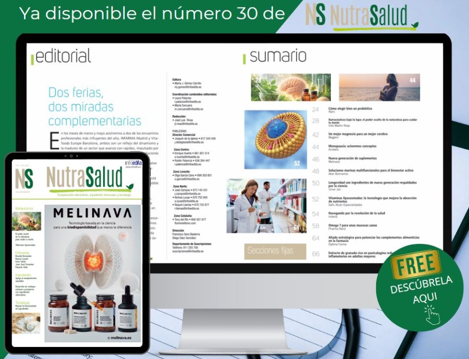 Ya disponible GRATIS el número de marzo de NUTRASALUD