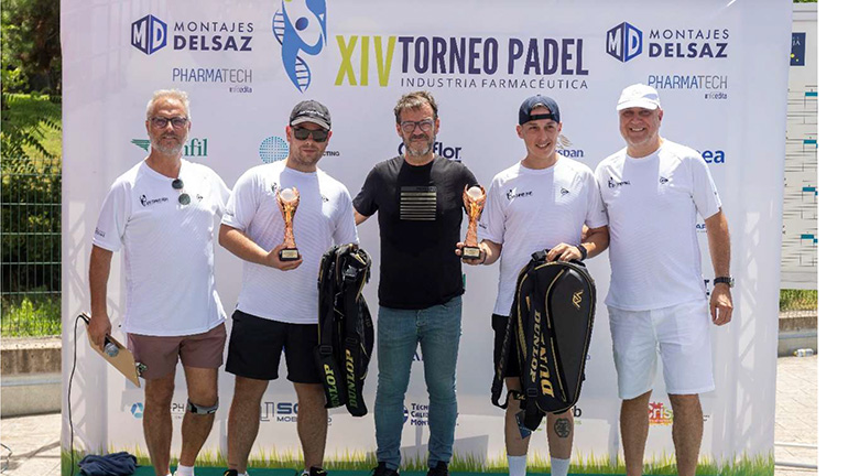 Moisés Vaquerizo y Sergio Flores se alzan con la victoria en el XIV Torneo de Pádel de la Industria Farmacéutica