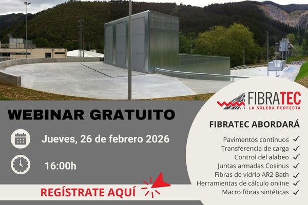 WEBINAR GRATUITO: Soleras sin mallazo: la fibra que está cambiando la construcción de pavimentos industriales