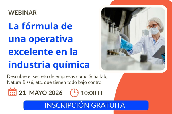 WEBINAR ONLINE: La fórmula de una operativa excelente en la industria química