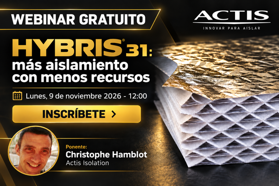 WEBINAR GRATUITO: HYBRIS31: más aislamiento con menos recursos