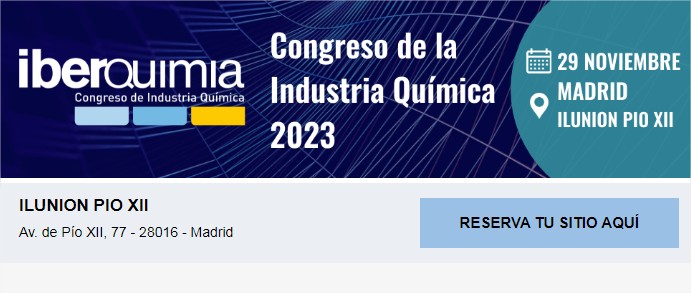 Te esperamos en IBERQUIMIA Madrid. Congreso de la Industria Química