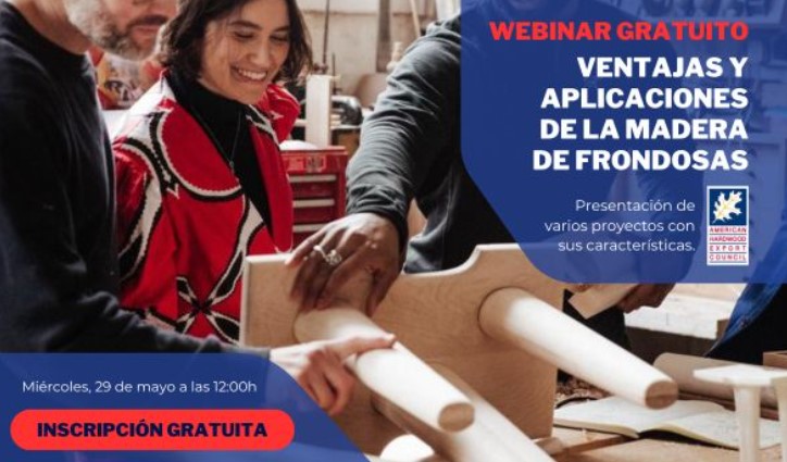 El reto de 10 alumnos para convertir dos pies cúbicos de roble en un mueble de almacenaje, en nuestro webinar de AHEC