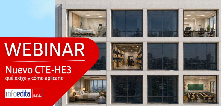 WEBINAR GRATUITO: Nuevo CTE-HE3: qué exige y cómo aplicarlo en tus proyectos
