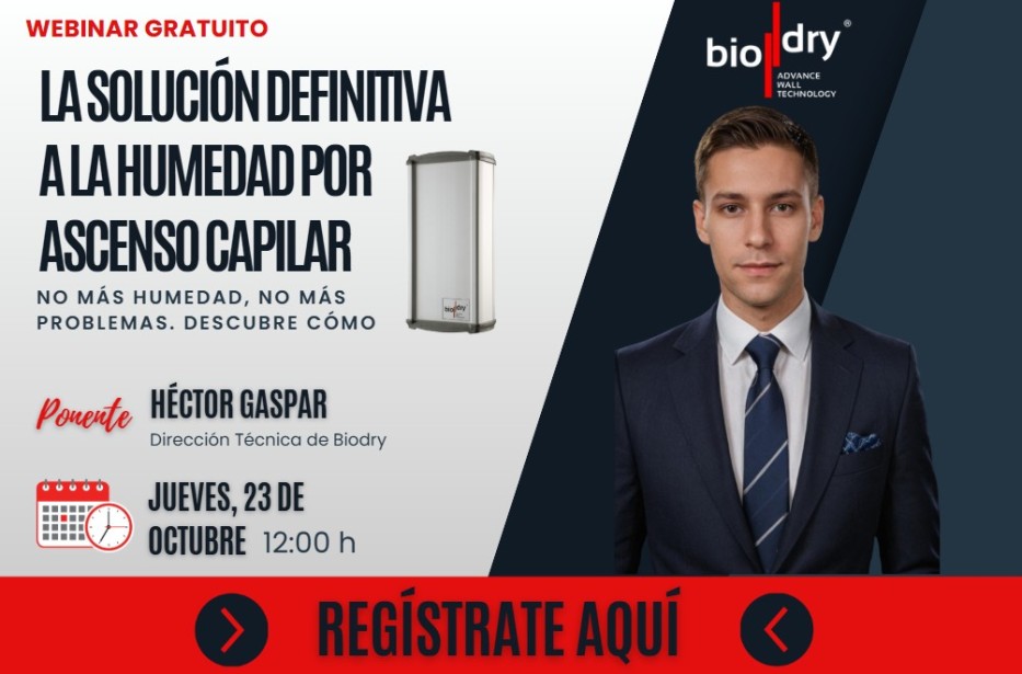 WEBINAR GRATUITO: Descubre la solución definitiva para la humedad por ascenso capilar