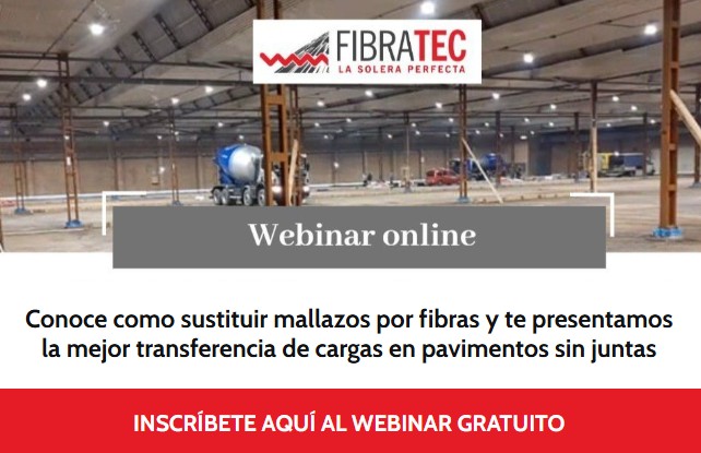 WEBINAR GRATUITO: Conoce como sustituir mallazos por fibras y te presentamos la mejor transferencia de cargas en pavimentos sin juntas