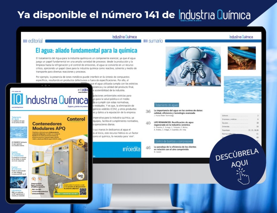 Ya disponible el nuevo número de la revista Industria Química