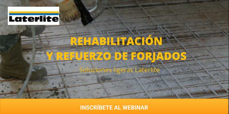 Webinar sobre REHABILITACIÓN Y REFUERZO DE FORJADOS