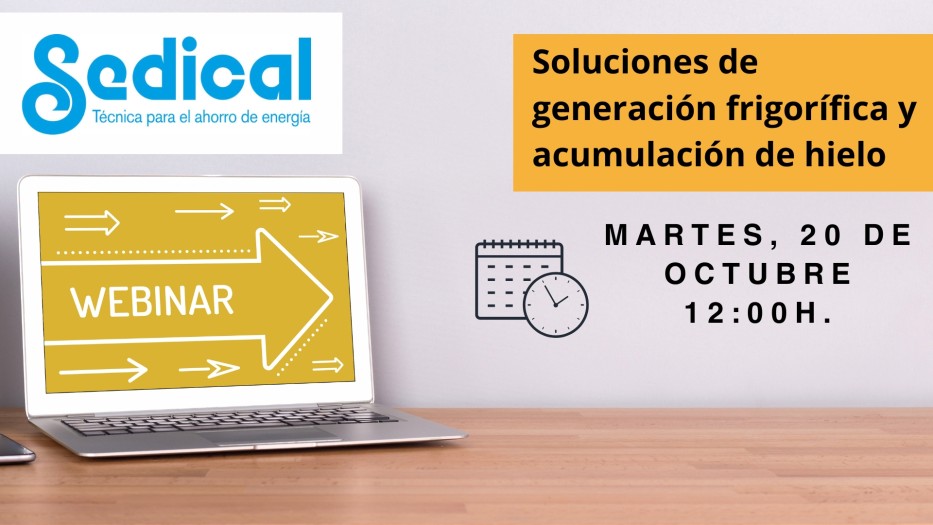 Sedical mostrará cómo reducir los costes energéticos y optimizar la generación frigorífica mediante la acumulación de hielo