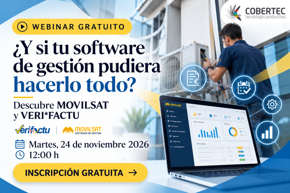 WEBINAR GRATUITO: ¿Y si tu software de gestión pudiera hacerlo todo? Descubre MOVILSAT y VERI*FACTU