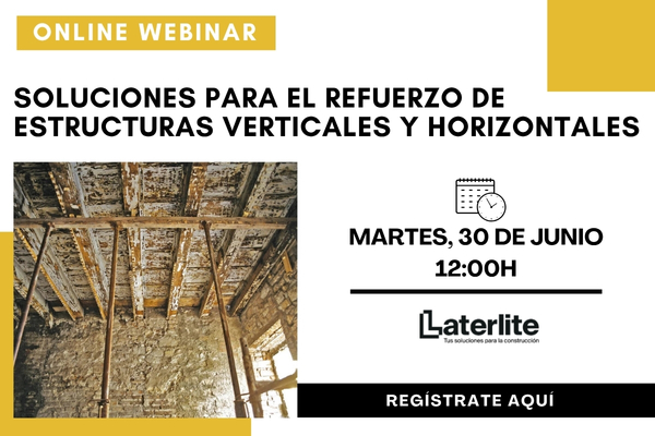 Soluciones para el refuerzo de estructuras verticales y horizontales