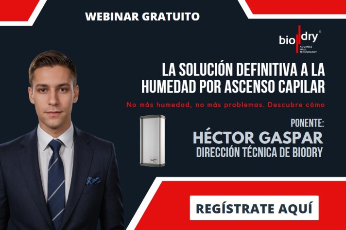 WEBINAR GRATUITO: La solución definitiva a la humedad por ascenso capilar
