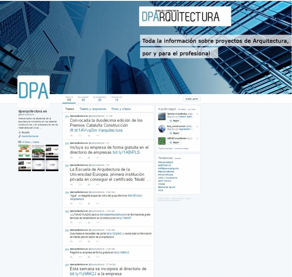 Twitter @dparquitectura